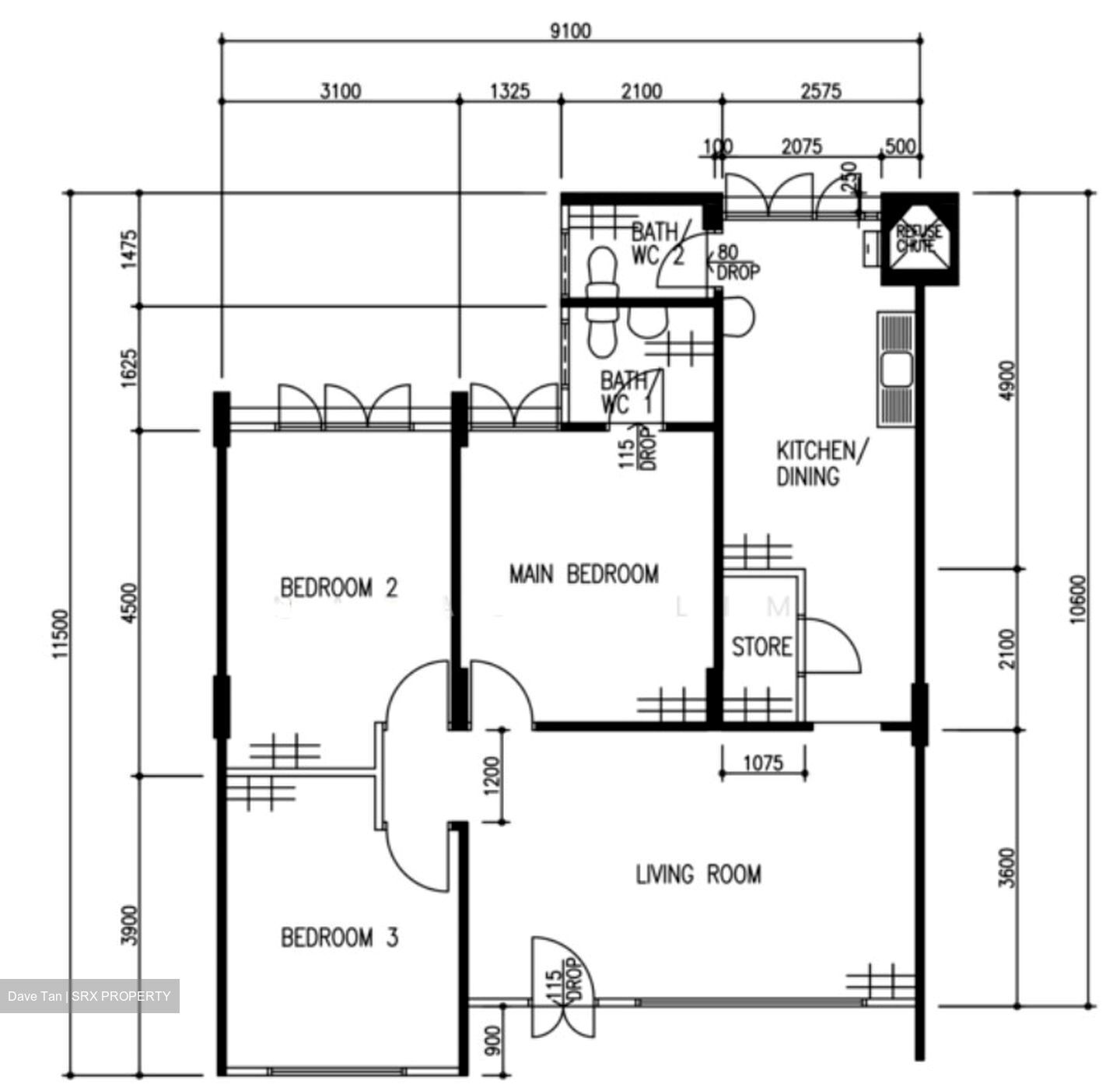 Blk 845 Woodlands Street 82 (Woodlands), HDB 4 Rooms #611089161